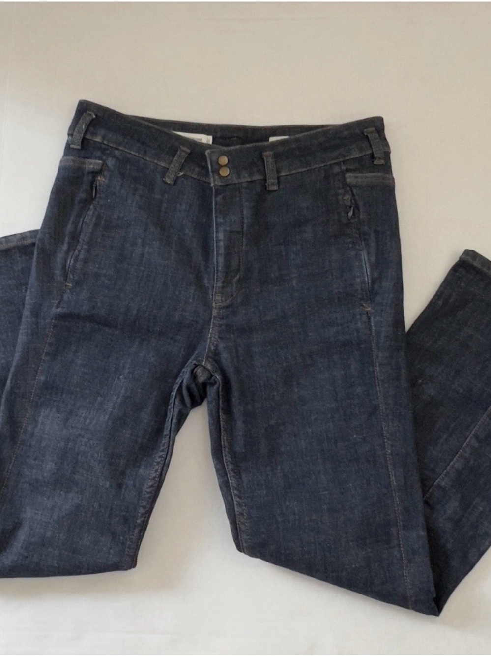 Pilcro by Anthropologie  Dark Denim, high rise w/  stretch Jeans, size 28